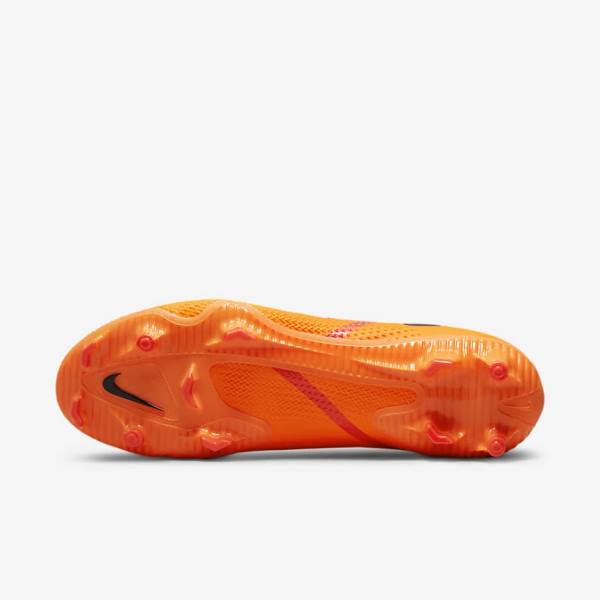 Orange / Light Red / Black Women's Nike Phantom GT2 Pro FG Firm-Ground Football Shoes | NK136TPU