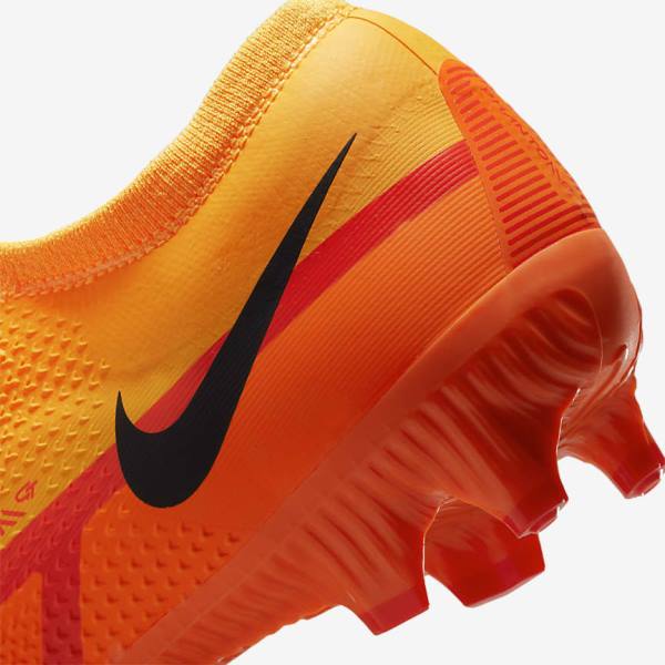 Orange / Light Red / Black Women's Nike Phantom GT2 Pro FG Firm-Ground Football Shoes | NK136TPU