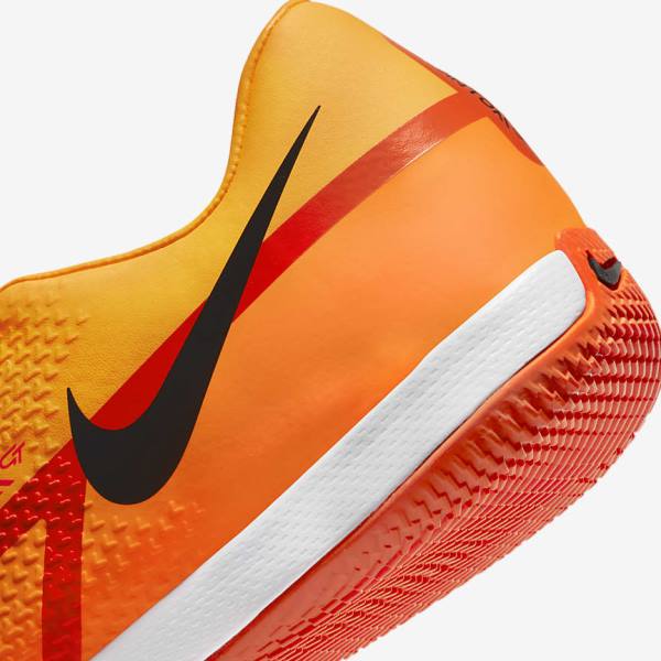 Orange / Light Red / Black Women's Nike Phantom GT2 Academy IC Indoor-Court Football Shoes | NK695CPV