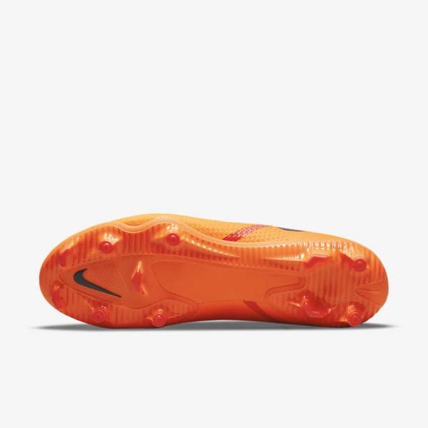 Orange / Light Red / Black Women's Nike Phantom GT2 Academy MG Multi-Ground Football Shoes | NK702AWZ