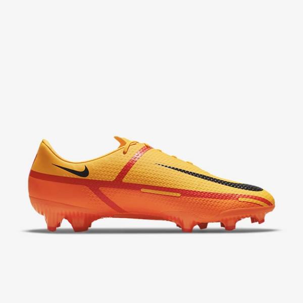 Orange / Light Red / Black Women's Nike Phantom GT2 Academy MG Multi-Ground Football Shoes | NK702AWZ