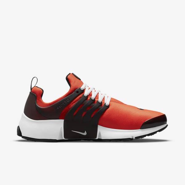 Orange / White / Black Men's Nike Air Presto Sneakers | NK832RSN