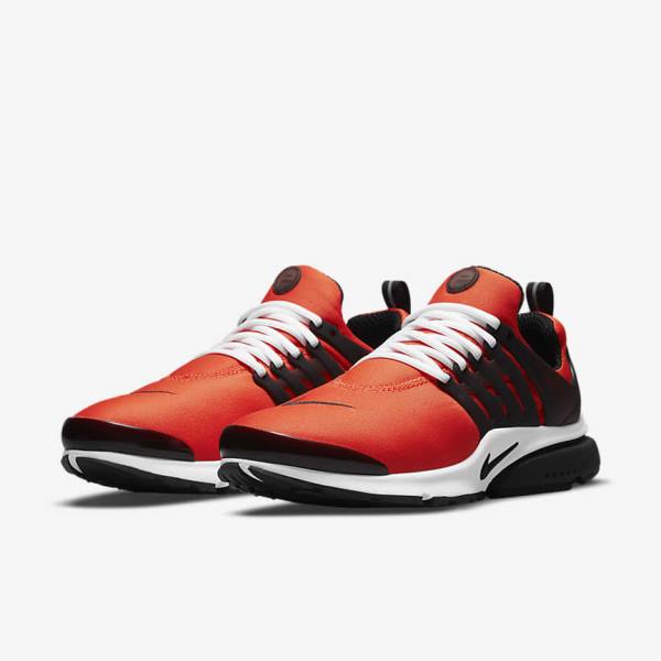 Orange / White / Black Men's Nike Air Presto Sneakers | NK832RSN