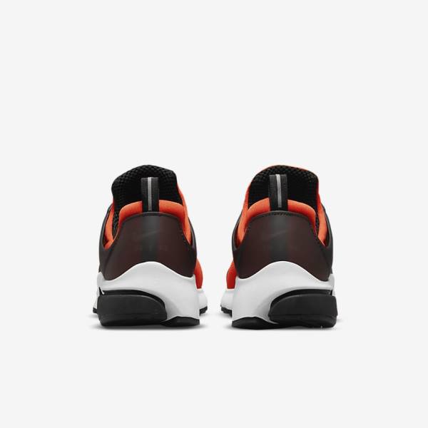 Orange / White / Black Men's Nike Air Presto Sneakers | NK832RSN