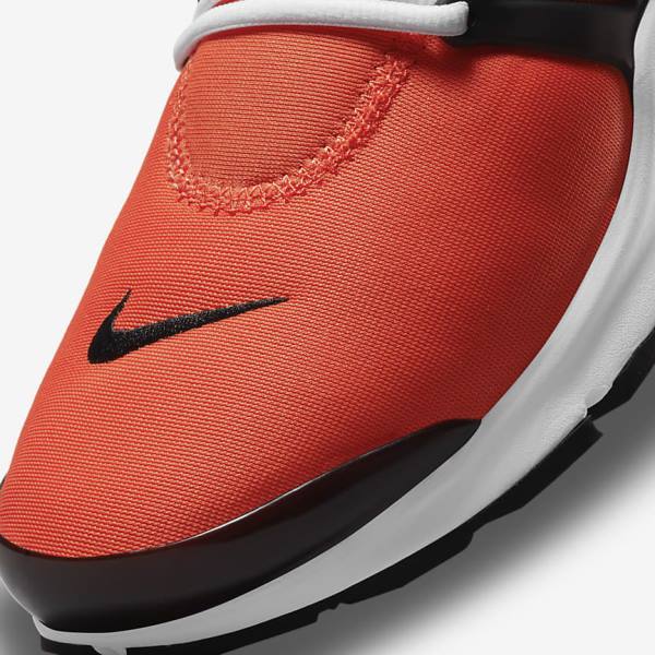 Orange / White / Black Men's Nike Air Presto Sneakers | NK832RSN