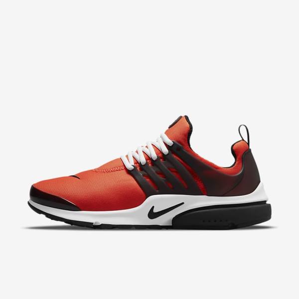 Orange / White / Black Men\'s Nike Air Presto Sneakers | NK832RSN