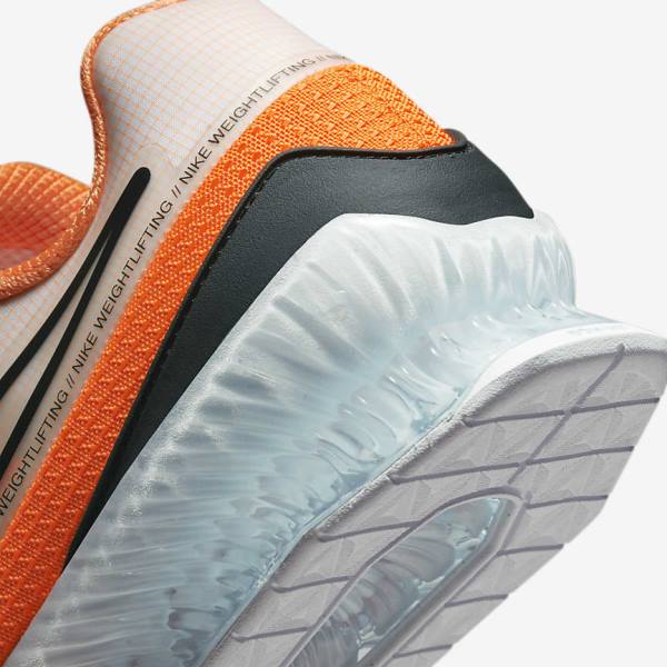 Orange / White / Black Women's Nike Romaleos 4 Training Shoes | NK270AHC