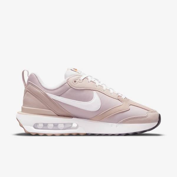 Pink / Black / Light Brown / White Women's Nike Air Max Dawn Sneakers | NK183JCW