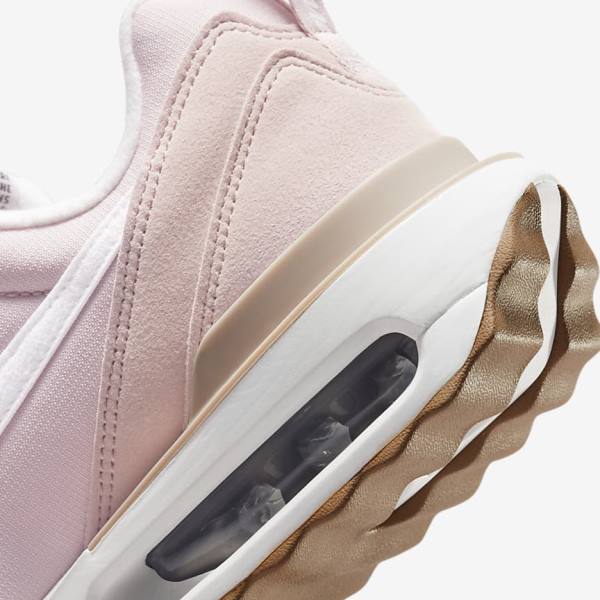 Pink / Black / Light Brown / White Women's Nike Air Max Dawn Sneakers | NK183JCW