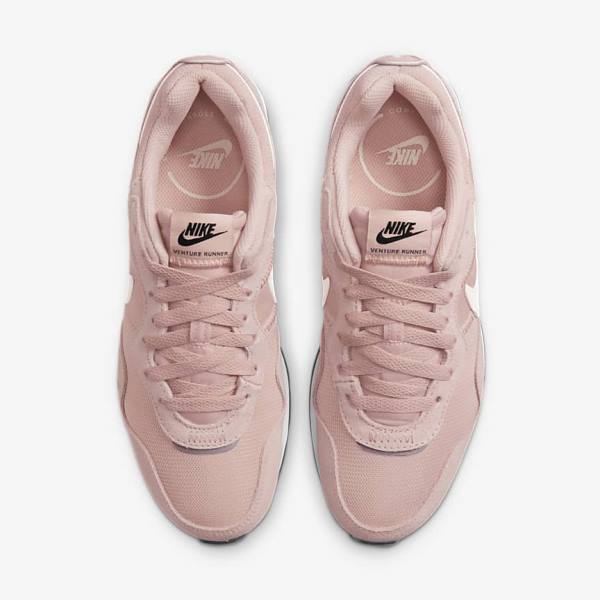 Pink / Black / White Women's Nike Venture Runner Sneakers | NK863NZG