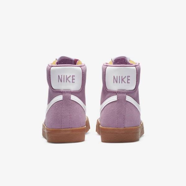 Pink / Brown / Orange / White Women's Nike Blazer Mid 77 Sneakers | NK603EBK