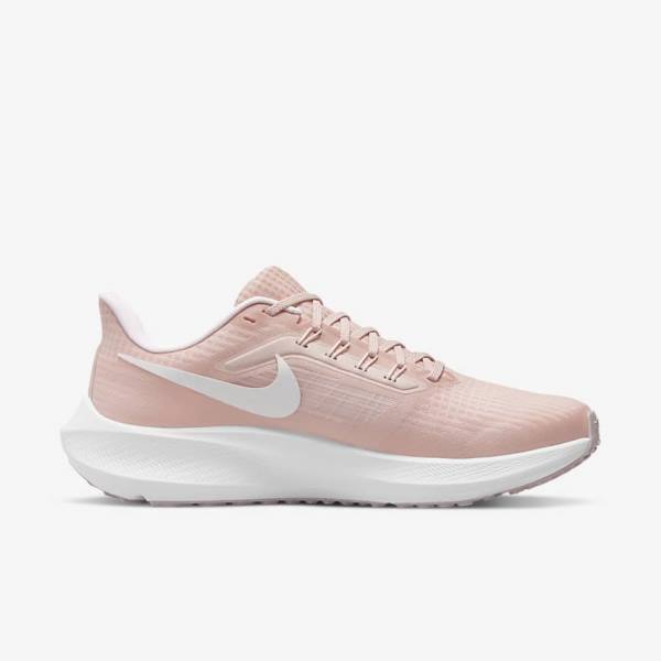 Pink / Light Pink / White Women's Nike Air Zoom Pegasus 39 Road Running Shoes | NK963FKR