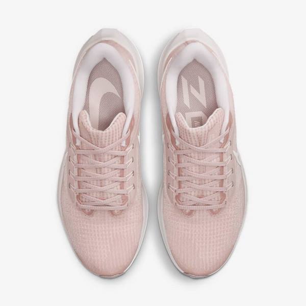 Pink / Light Pink / White Women's Nike Air Zoom Pegasus 39 Road Running Shoes | NK963FKR