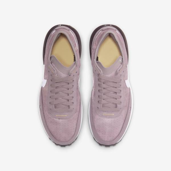 Pink / Light Purple / White Kids' Nike Waffle One Older Sneakers | NK257DGF