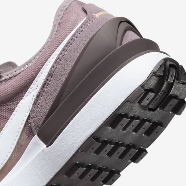 Pink / Light Purple / White Kids' Nike Waffle One Older Sneakers | NK257DGF