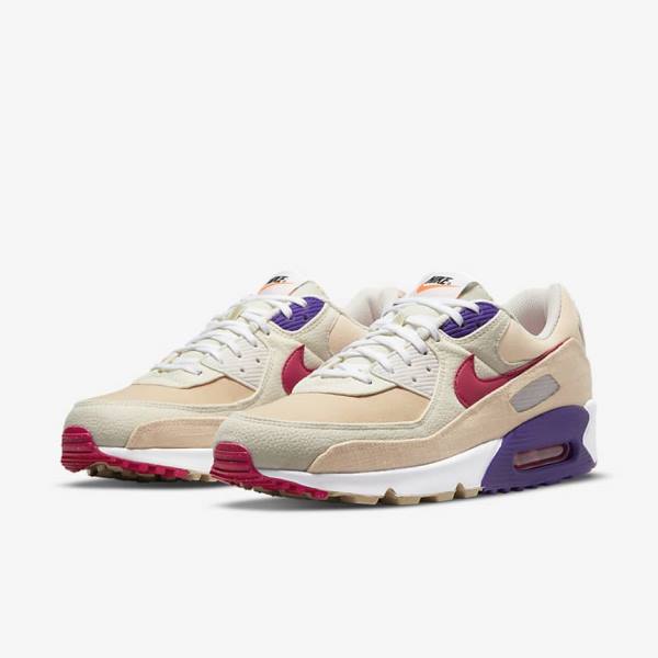 Pink Men's Nike Air Max 90 Sneakers | NK871EAW