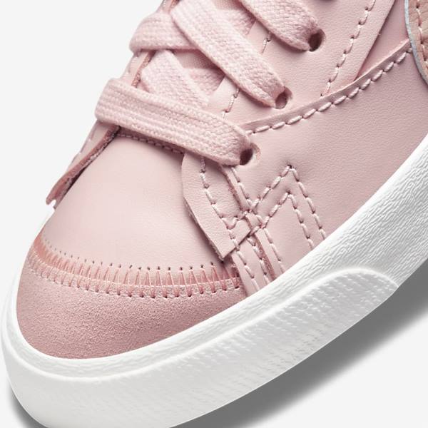 Pink / Rose Women's Nike Blazer Mid 77 Jumbo Sneakers | NK021VND