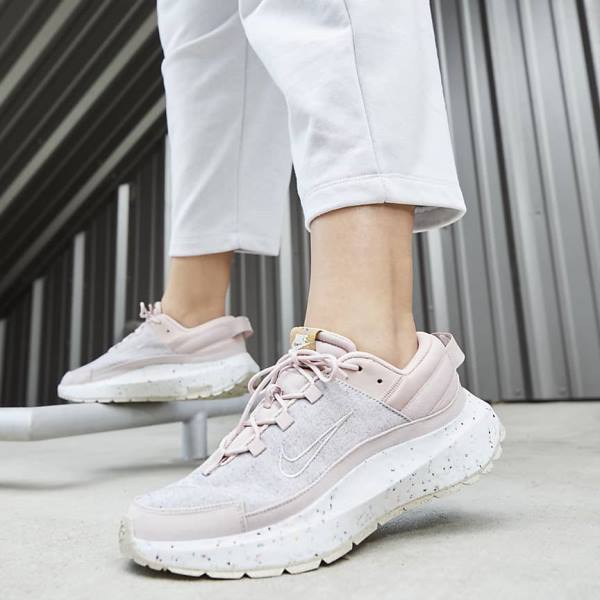 Pink / White / Cream Women's Nike Crater Remixa Sneakers | NK528KGX