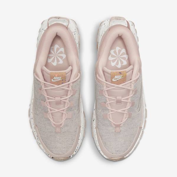 Pink / White / Cream Women's Nike Crater Remixa Sneakers | NK528KGX