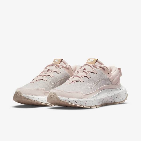 Pink / White / Cream Women's Nike Crater Remixa Sneakers | NK528KGX