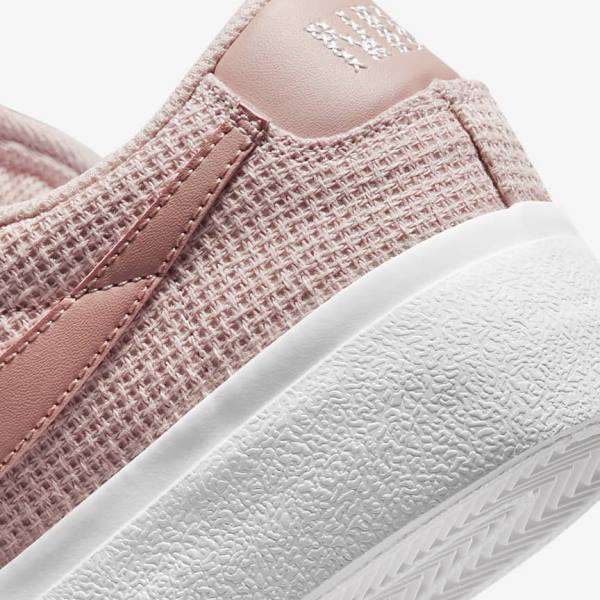 Pink / White / Pink / Rose Women's Nike Blazer Low Platform Sneakers | NK931XEI