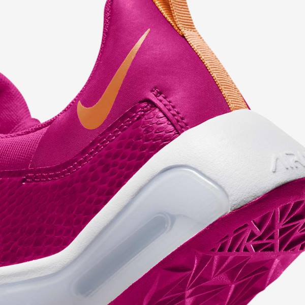 Pink / White / Yellow Women's Nike Air Max Bella TR 5 Training Shoes | NK173AWP