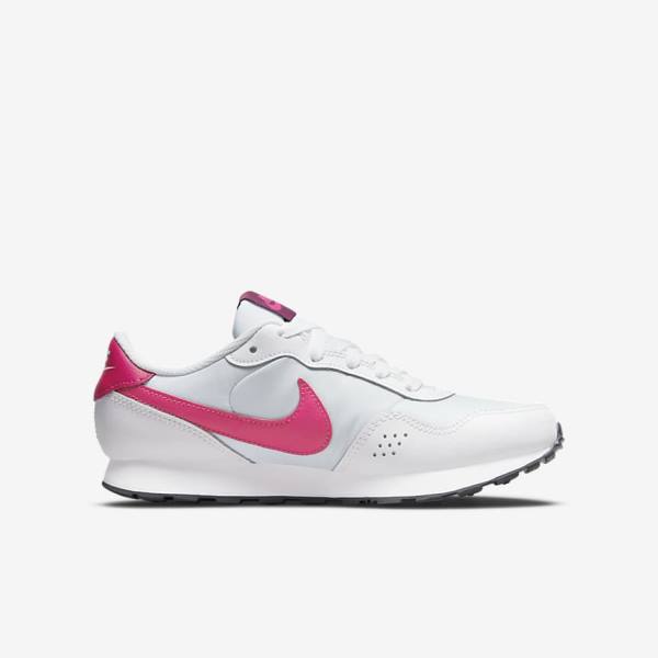 Platinum / Dark Grey / Pink Kids' Nike MD Valiant Older Sneakers | NK146LIR