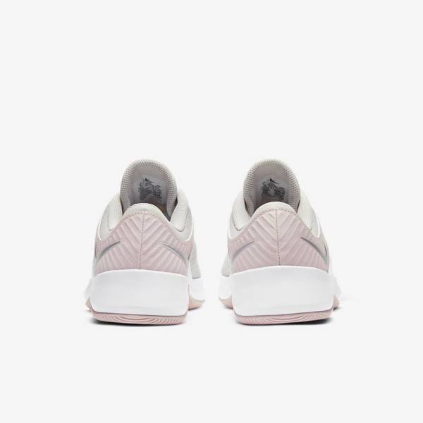 Platinum / Rose / White / Metal Silver Women's Nike MC Trainer Training Shoes | NK395XJL