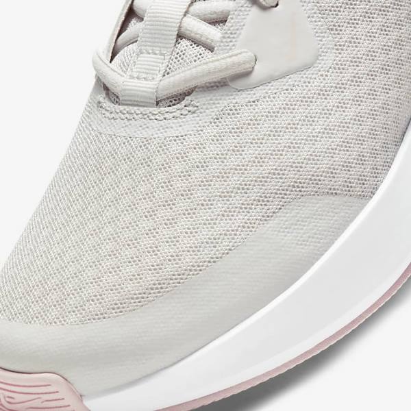 Platinum / Rose / White / Metal Silver Women's Nike MC Trainer Training Shoes | NK395XJL