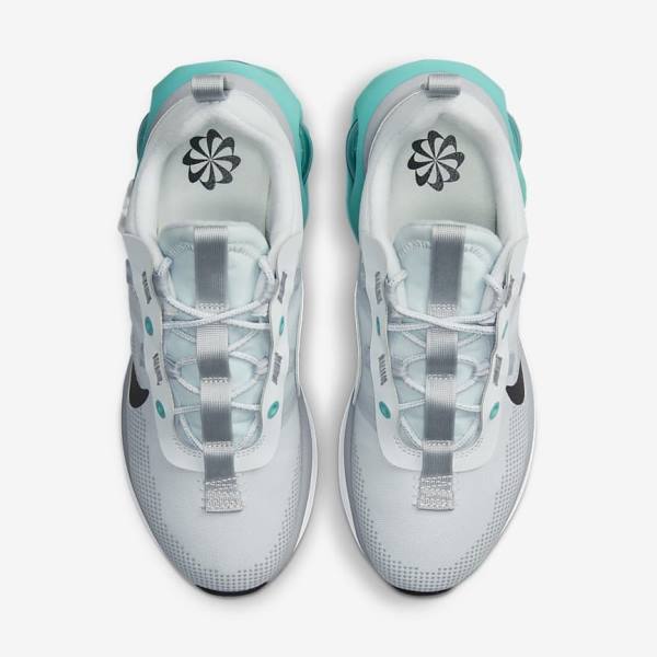 Platinum / Turquoise / Grey / Black Women's Nike Air Max 2021 Sneakers | NK864XSZ