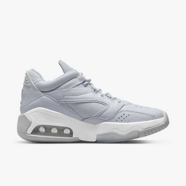 Platinum / White / Grey Men's Nike Jordan Point Lane Sneakers | NK960UEQ