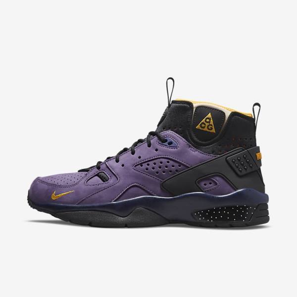 Purple / Blue / Black / Gold Men\'s Nike ACG Air Mowabb Sneakers | NK145QRO