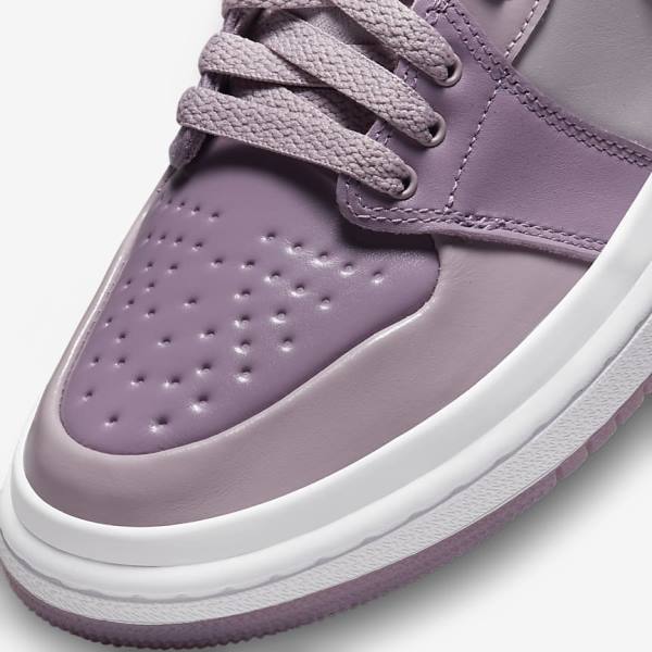 Purple / Grey / White Women's Nike Air Jordan 1 Acclimate Sneakers | NK945CLE