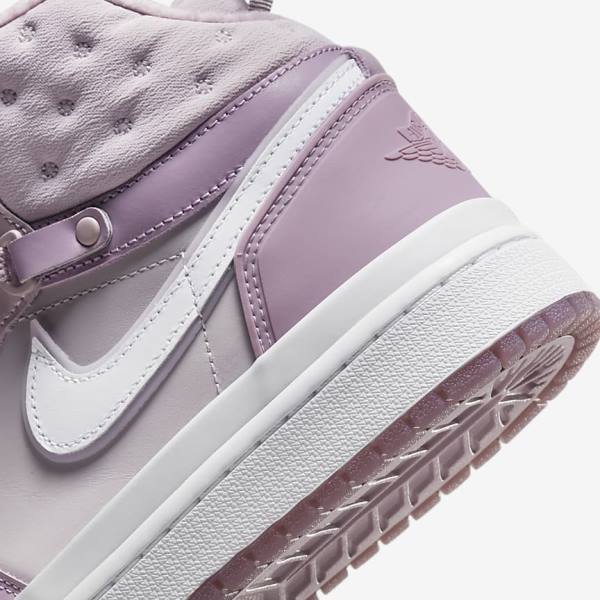 Purple / Grey / White Women's Nike Air Jordan 1 Acclimate Sneakers | NK945CLE