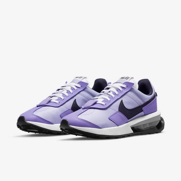 Purple / Metal Silver / Black Women's Nike Air Max Pre-Day Sneakers | NK603FMA