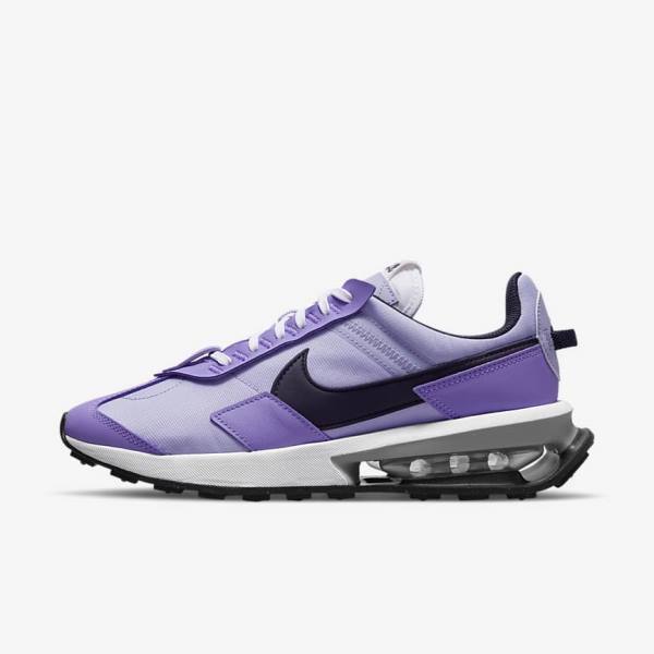 Purple / Metal Silver / Black Women\'s Nike Air Max Pre-Day Sneakers | NK603FMA