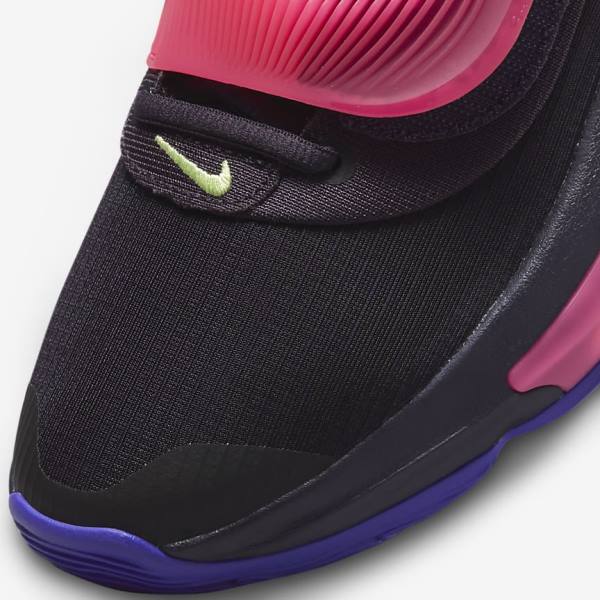 Purple / Pink / Purple / Light Lemon Women's Nike Zoom Freak 3 Basketball Shoes | NK013FNJ