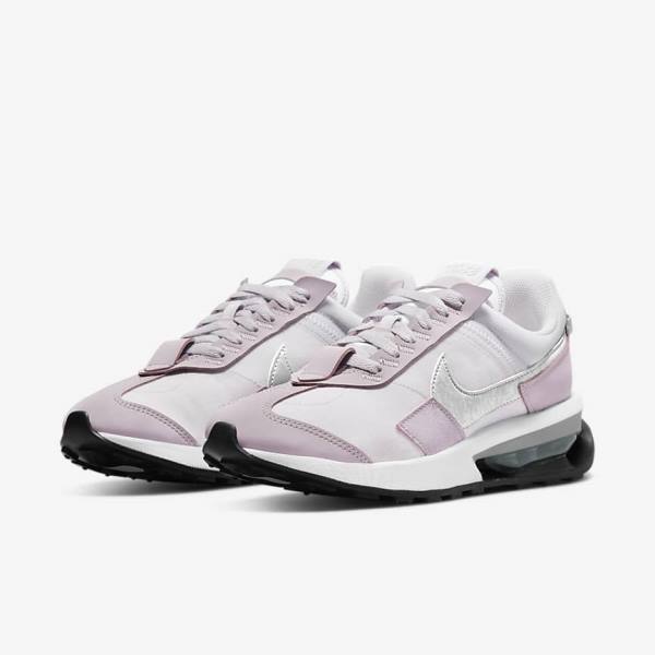 Purple / White / Grey Women's Nike Air Max Pre-Day Sneakers | NK805CLY