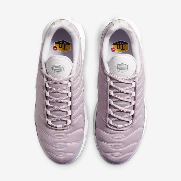 Purple / White / Metal Silver Women's Nike Air Max Plus Sneakers | NK950NOU