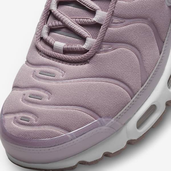 Purple / White / Metal Silver Women's Nike Air Max Plus Sneakers | NK950NOU