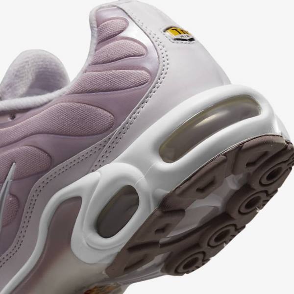 Purple / White / Metal Silver Women's Nike Air Max Plus Sneakers | NK950NOU