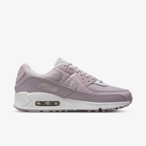 Purple / White Women's Nike Air Max 90 Sneakers | NK289WEQ