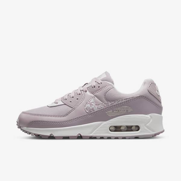 Purple / White Women\'s Nike Air Max 90 Sneakers | NK289WEQ