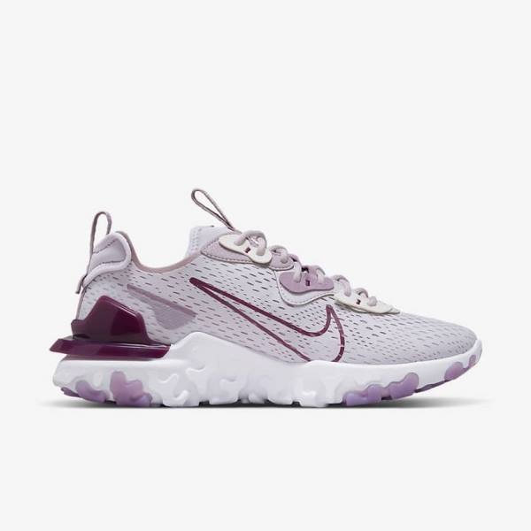 Purple Women's Nike React Vision Sneakers | NK280INT