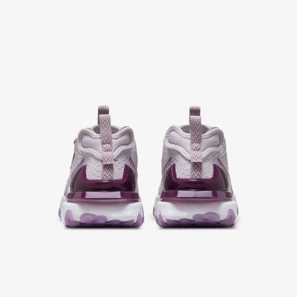 Purple Women's Nike React Vision Sneakers | NK280INT