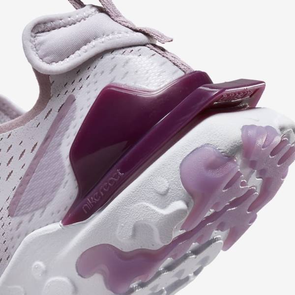 Purple Women's Nike React Vision Sneakers | NK280INT