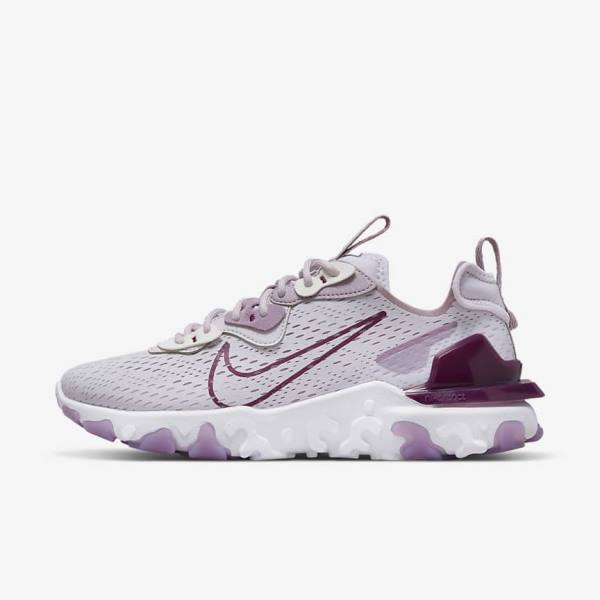 Purple Women\'s Nike React Vision Sneakers | NK280INT