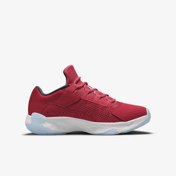 Red / Black / White Kids' Nike Air Jordan 11 CMFT Low Older Sneakers | NK364HFN