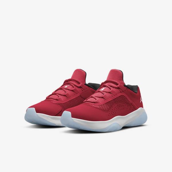 Red / Black / White Kids' Nike Air Jordan 11 CMFT Low Older Sneakers | NK364HFN