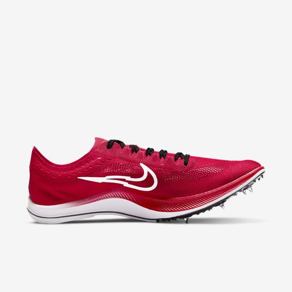 Red / Black / White Men's Nike ZoomX Dragonfly Bowerman Track Club Athletics Distance Spikes Running Shoes | NK391PFY